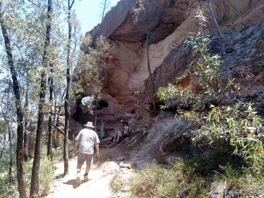 Sandstone Caves in Pilliga Forest Sandstone Caves in Pilliga Forest