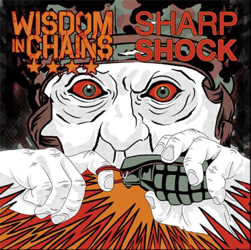 WISDOM IN CHAINS & SHARP/SHOCK - SPLIT album artwork WISDOM IN CHAINS & SHARP/SHOCK - SPLIT album artwork