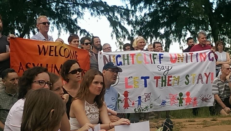 Let Them Stay rally in Darwin, February 8, 2016.