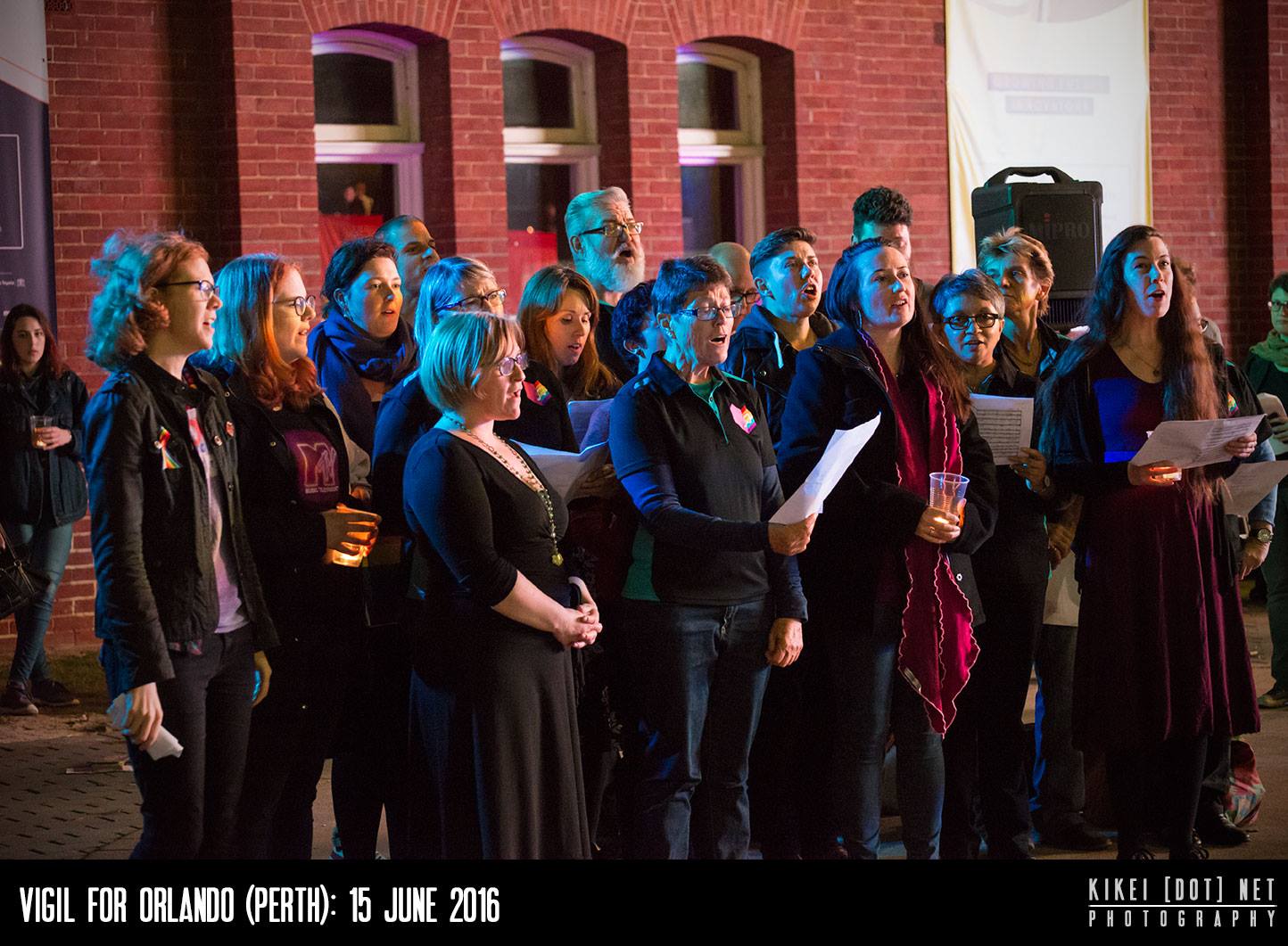 Perth vigil for Orlando, June 15 2016.