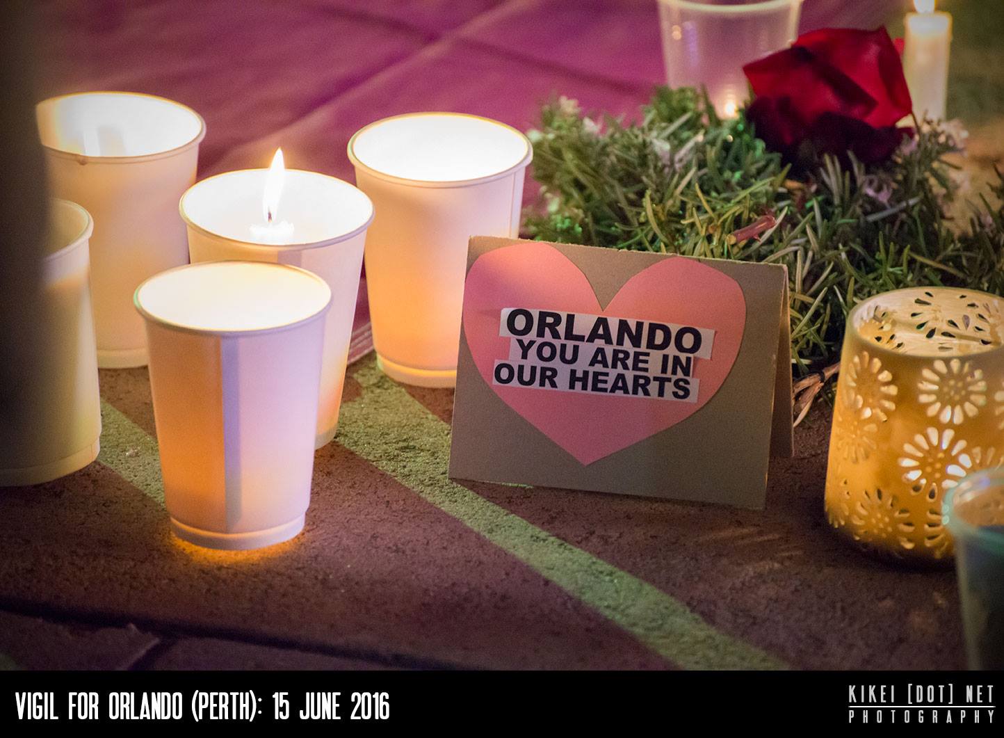 Perth vigil for Orlando, June 15 2016.