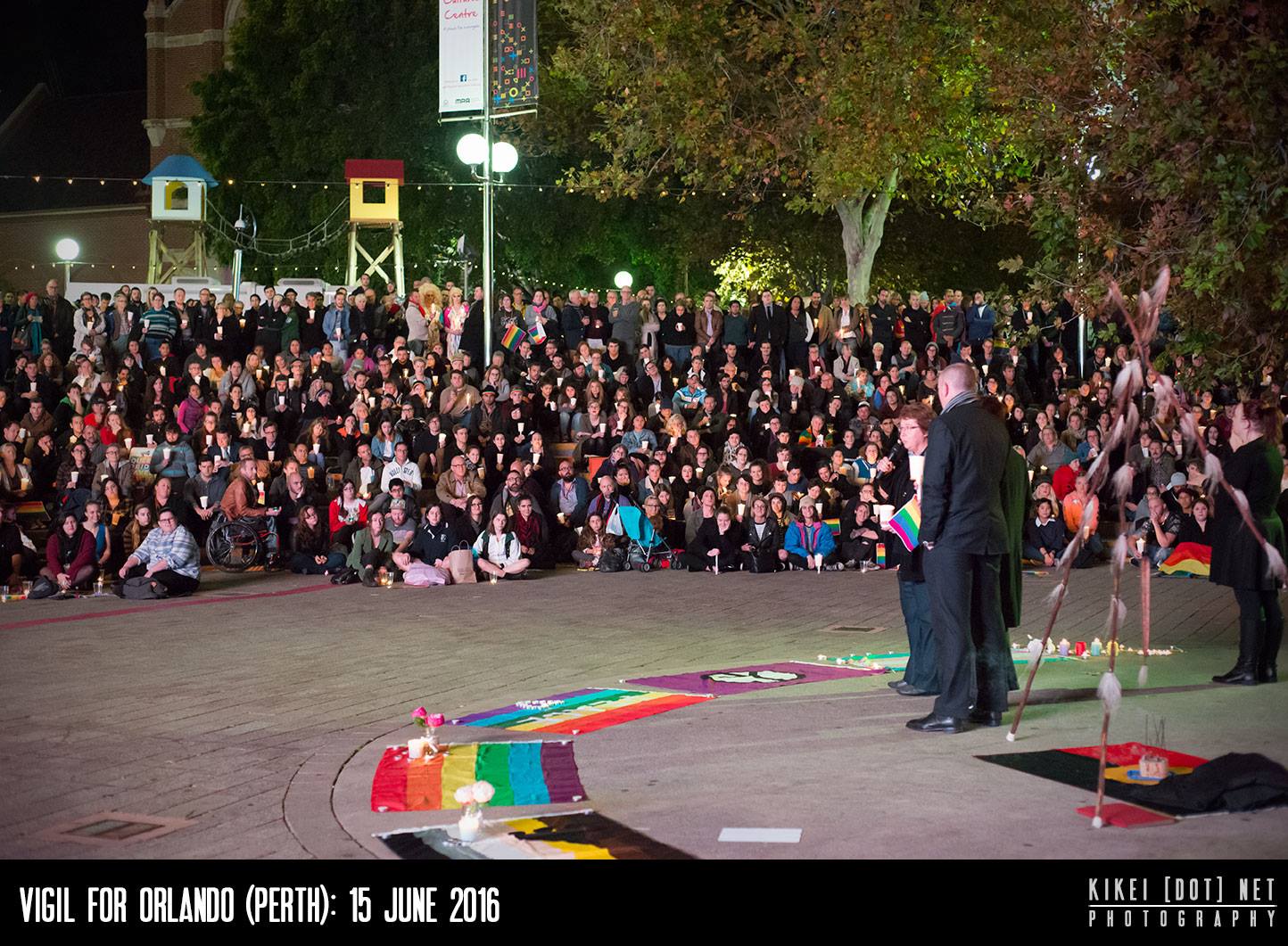 Perth vigil for Orlando, June 15 2016.