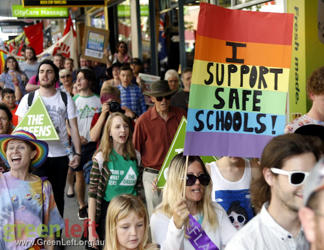 Save Safe Schools rally, Perth Jul 23, 2016.