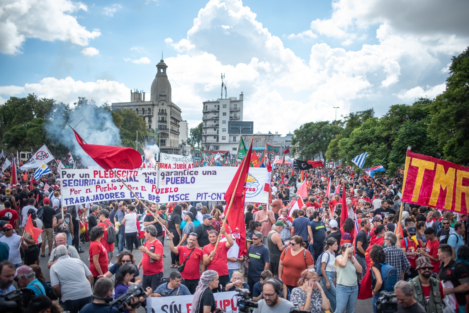 Uruguay protest against pension reforms