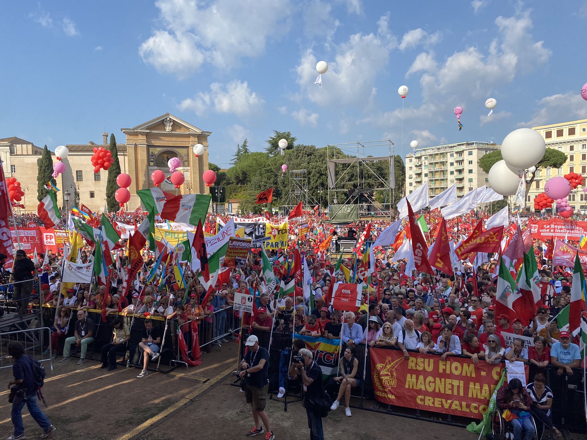 Rome demonstration Oct 10