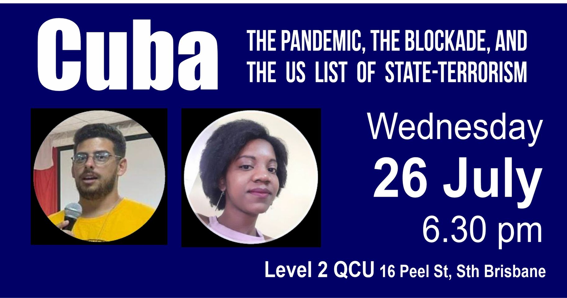 Cuba The Pandemic The Blockade And The US List Of State Terrorism   Acfs Cubaforum26 7 23 