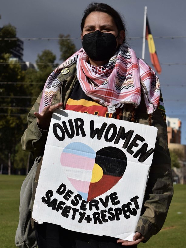 adelaide protest against mens violence