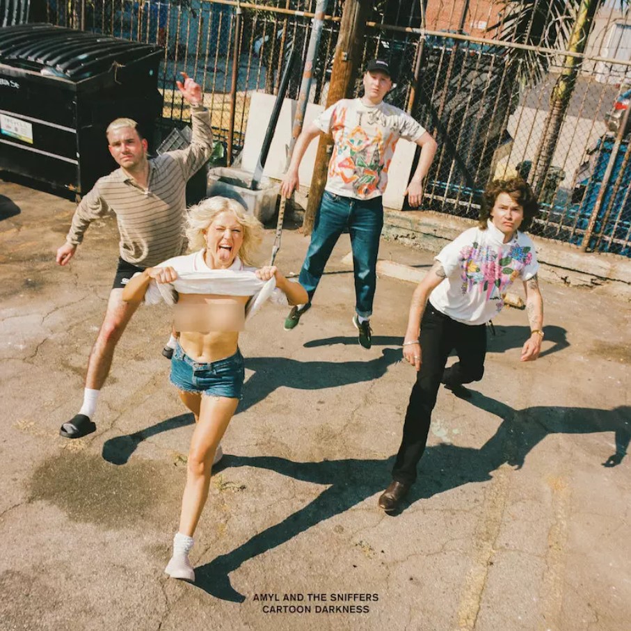 AMYL AND THE SNIFFERS - CARTOON DARKNESS album sleeve