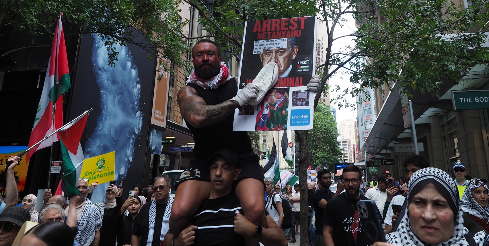 Arrest Netanyahu, Gadigal Country/Sydney, November 10