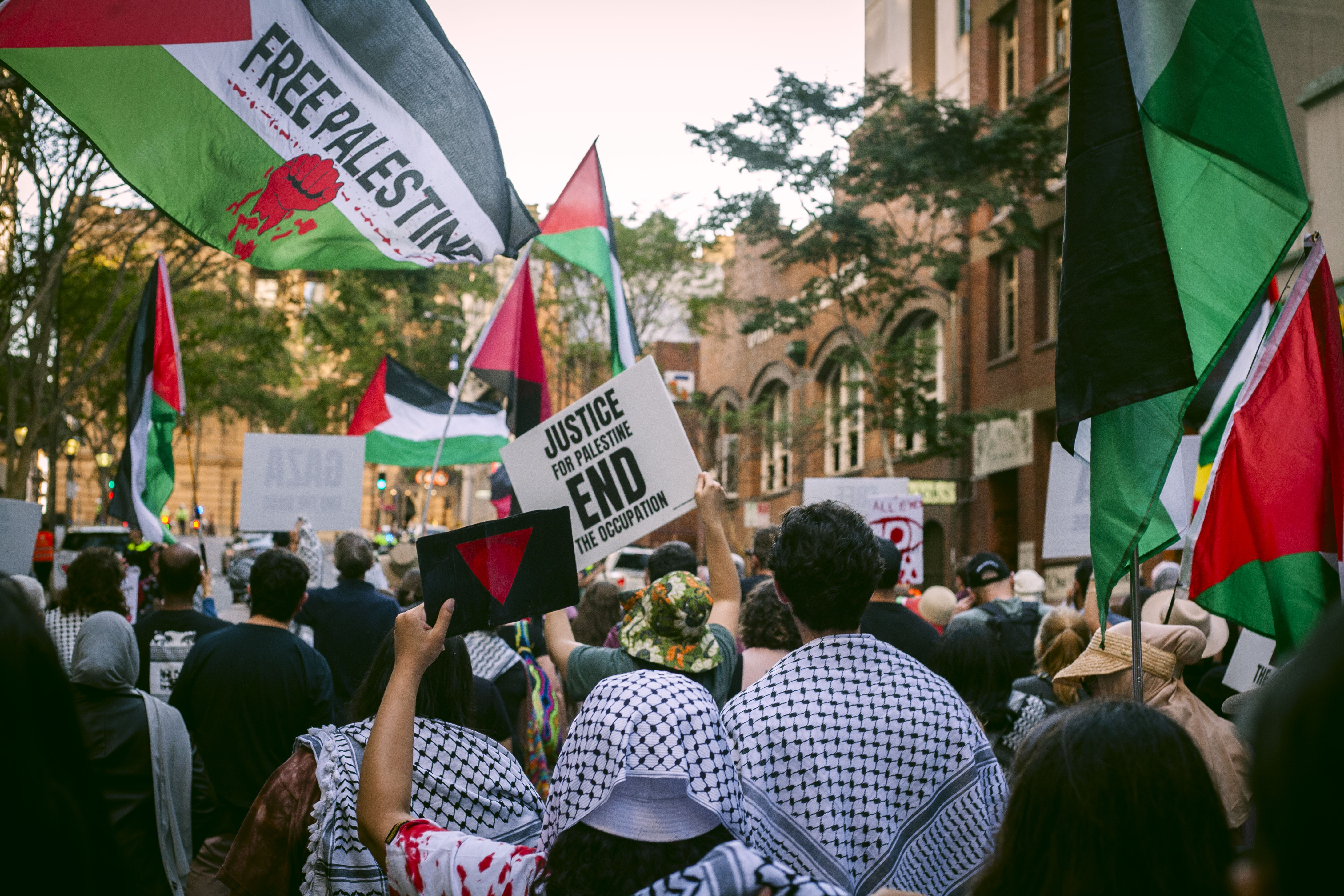 Magan-djin/Brisbane protest for Palestine