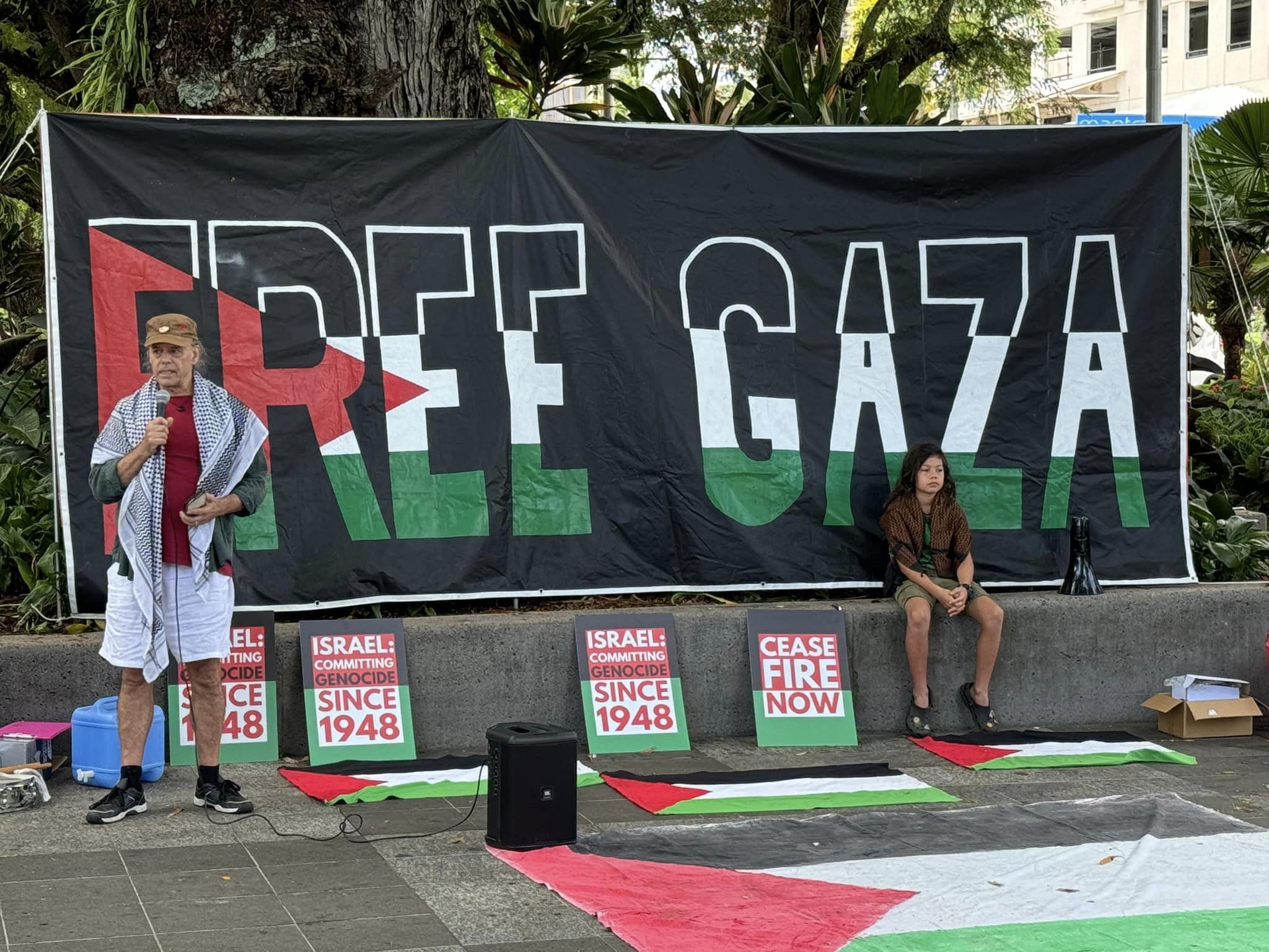 cairns rally for gaza