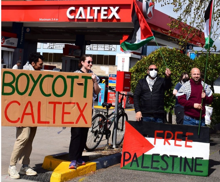 Boycotting Caltex, Kaurna Yerta/Adelaide, September 1