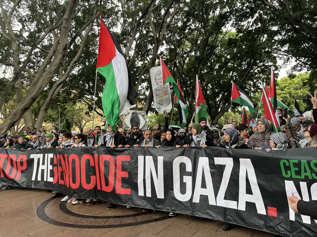 palestine protest in Sydney