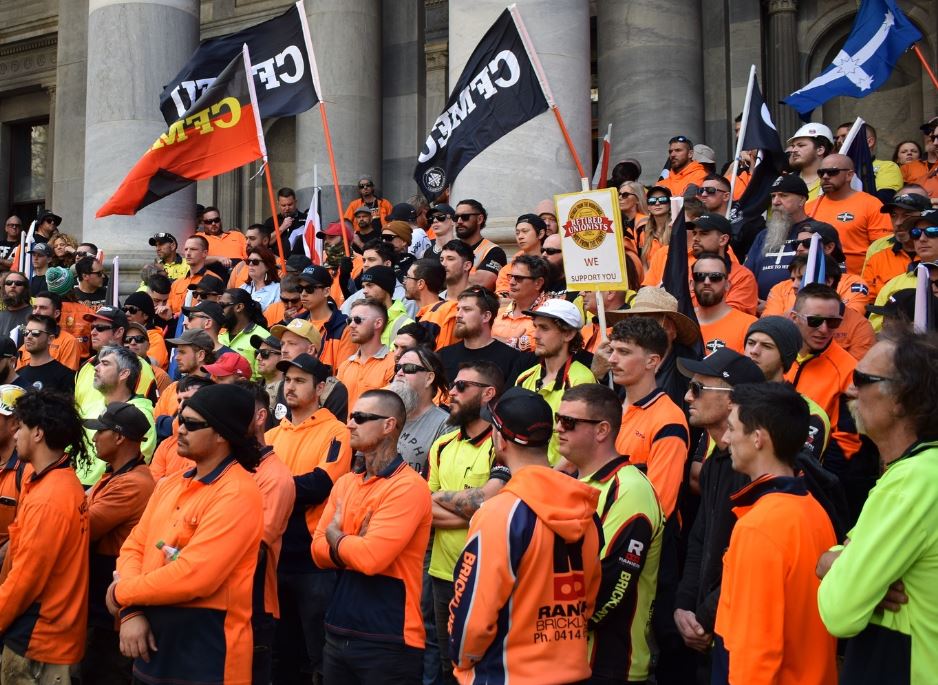 CFMEU members