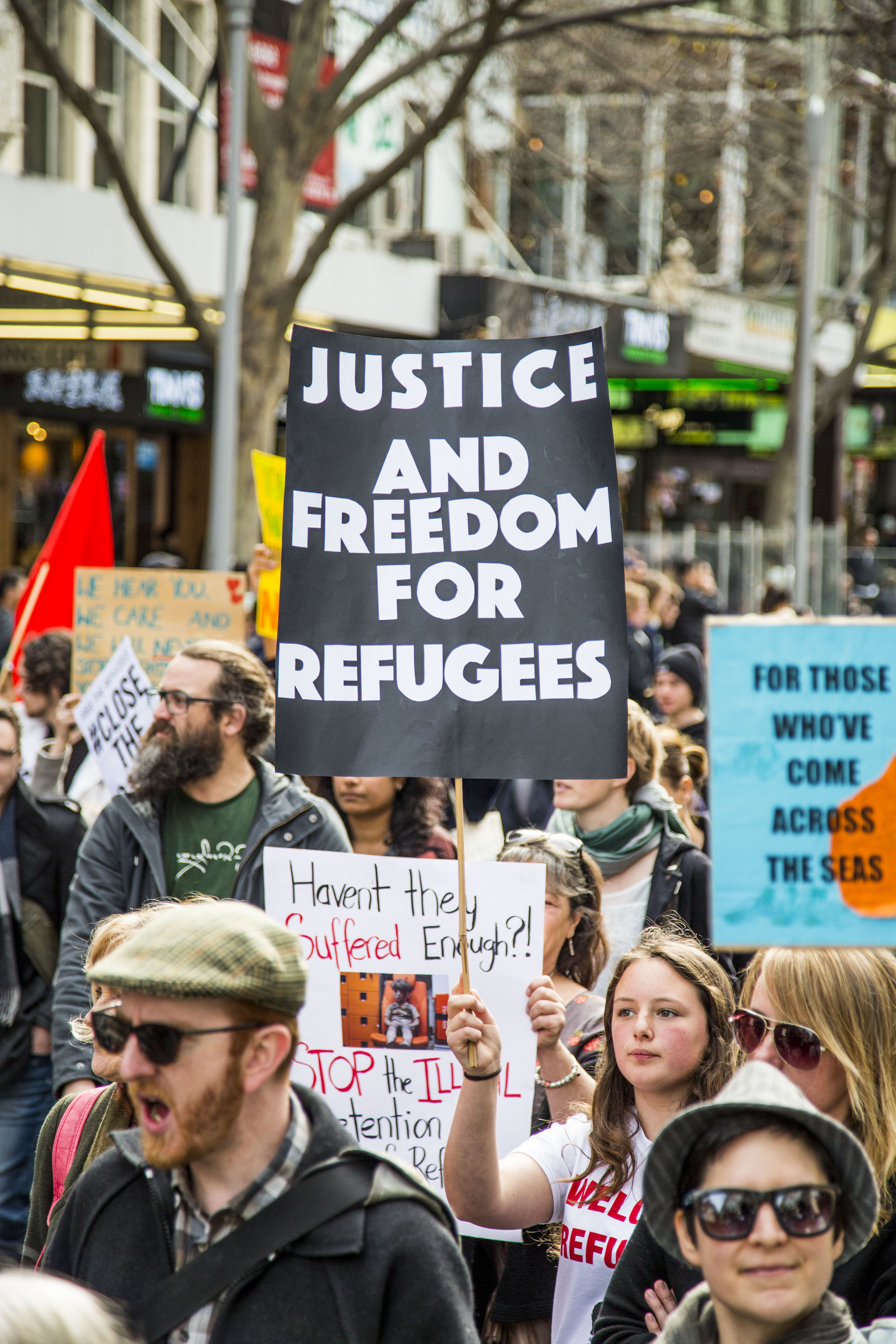 Close the camps rally Melbourne 2016