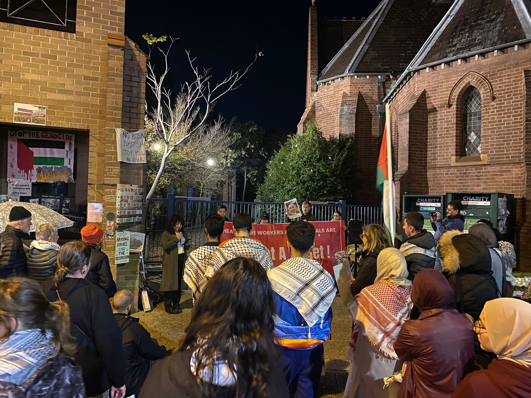 healthcare workers vigil