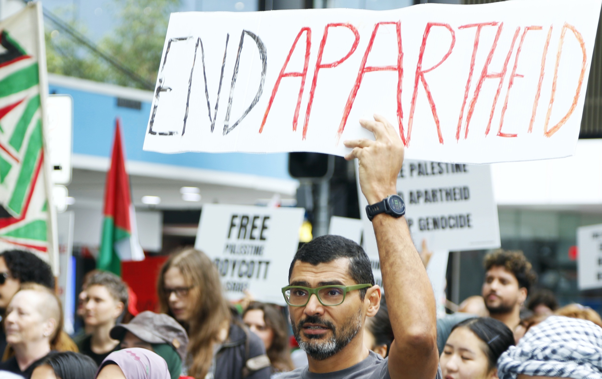 End Apartheid, Magan-djin/Brisbane, June 1