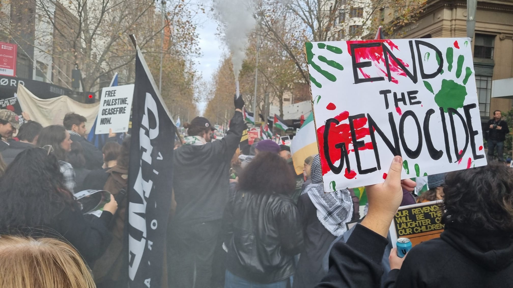 End genocide, Naarm/Melbourne, June 9