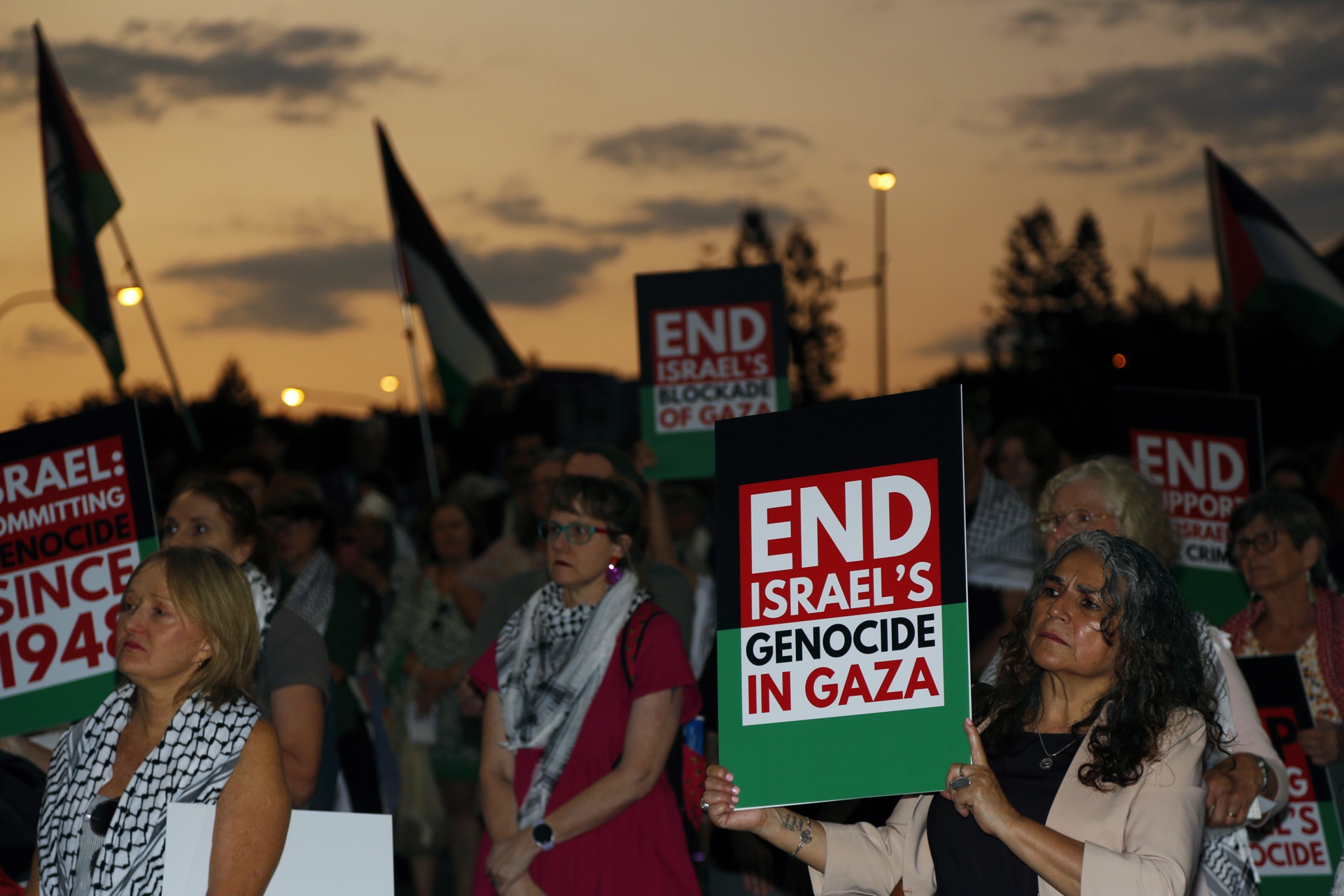 End Israel's genocide, Magan-djin/Brisbane, September 20