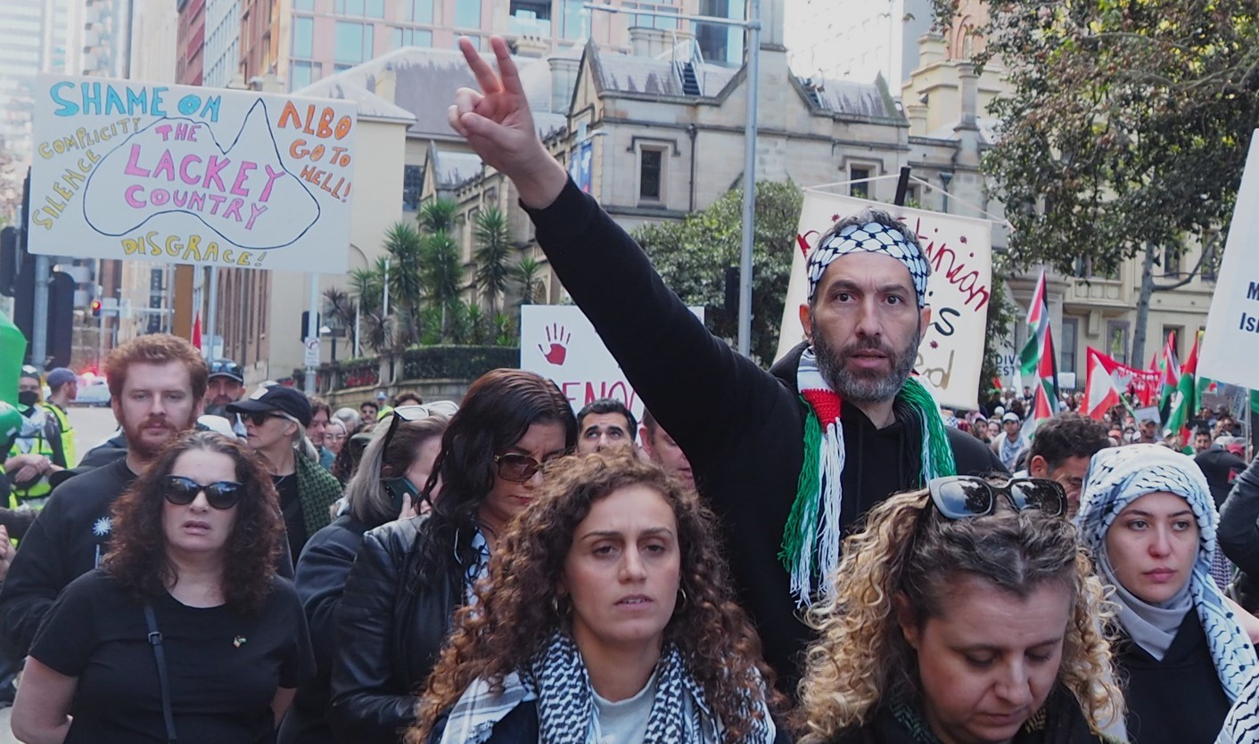 Marching in Gadigal Country/Sydney, June 9