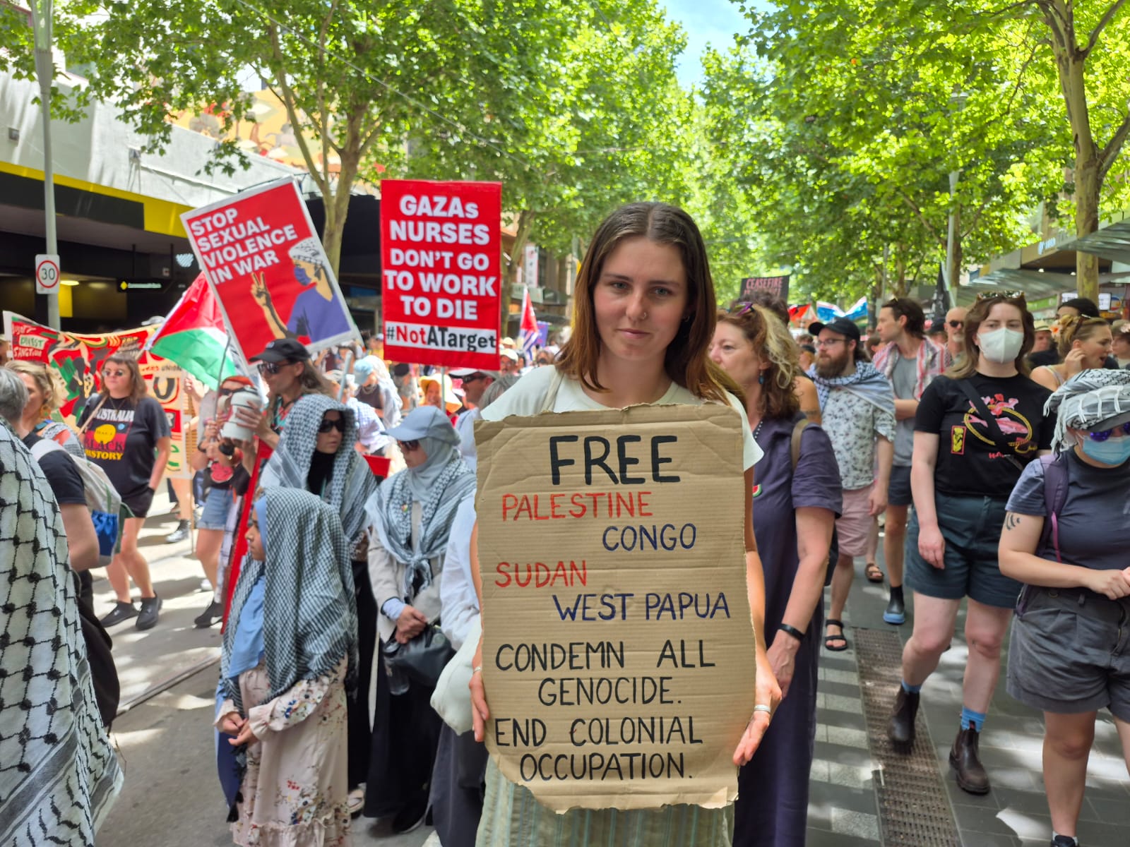 Free Palestine, Naarm/Melbourne, January 19