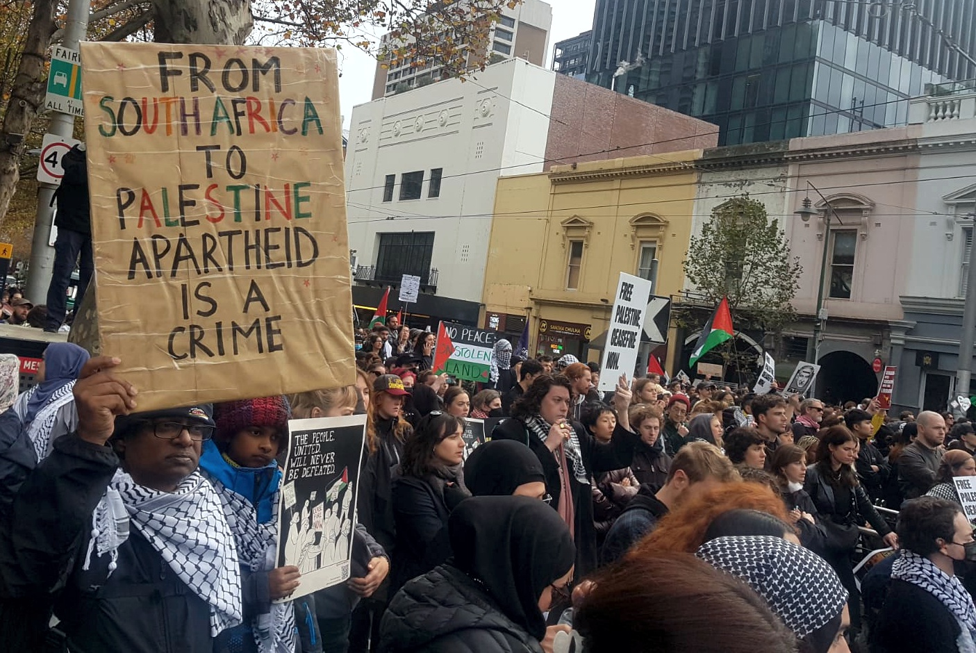 From South Africa to Palestine, Naarm/Melbourne, June 2