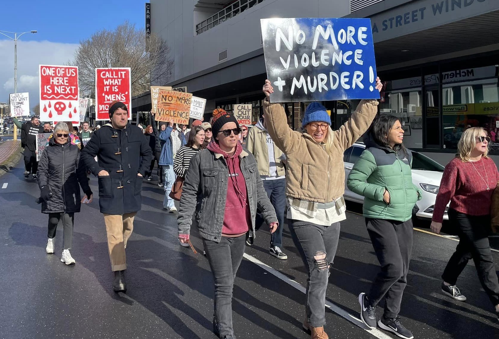 Geelong protest against violence against women