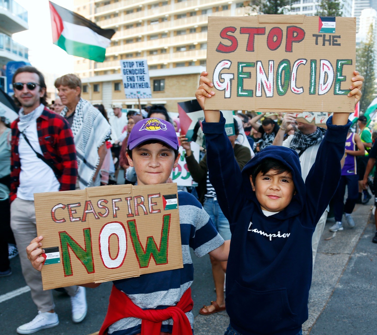 gold coast rally for gaza