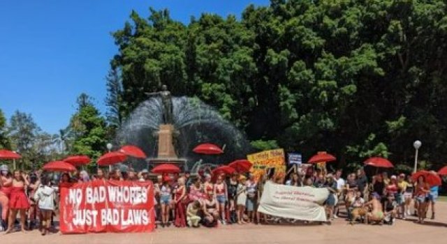 Sex Workers Protest For Decriminalisation Green Left 9426
