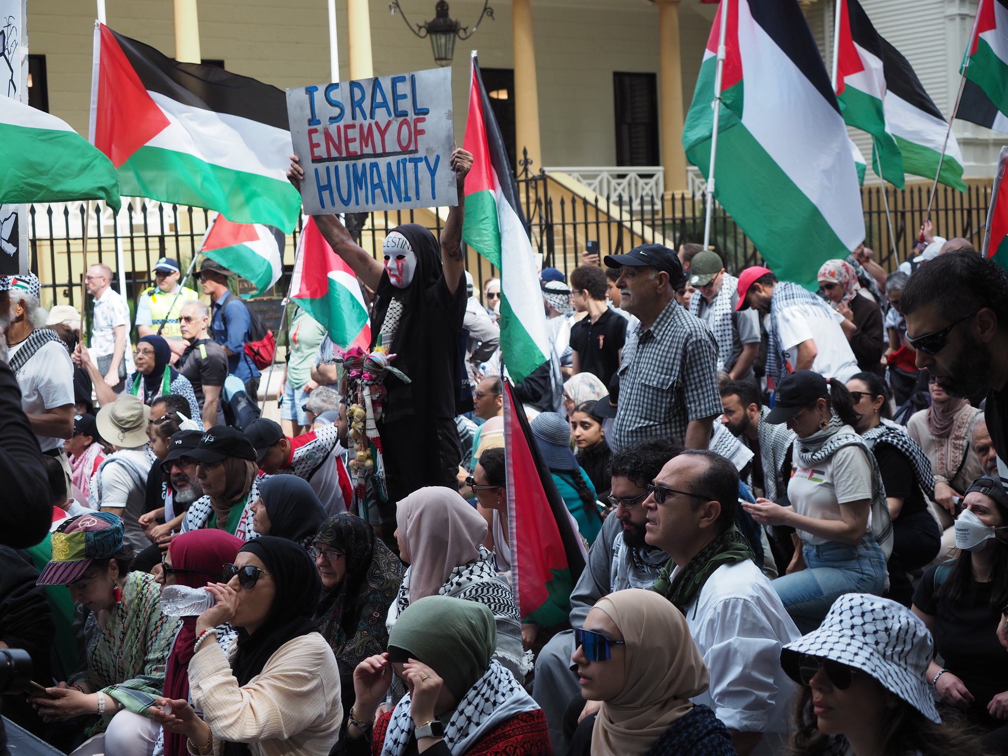 Israel: 'enemy of humanity', Gadigal Country/Sydney, November 3