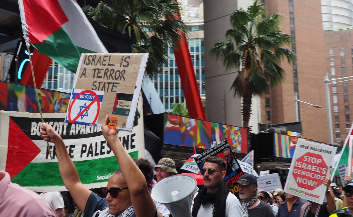 Israel is a terror state, Gadigal Country/Sydney, January 19