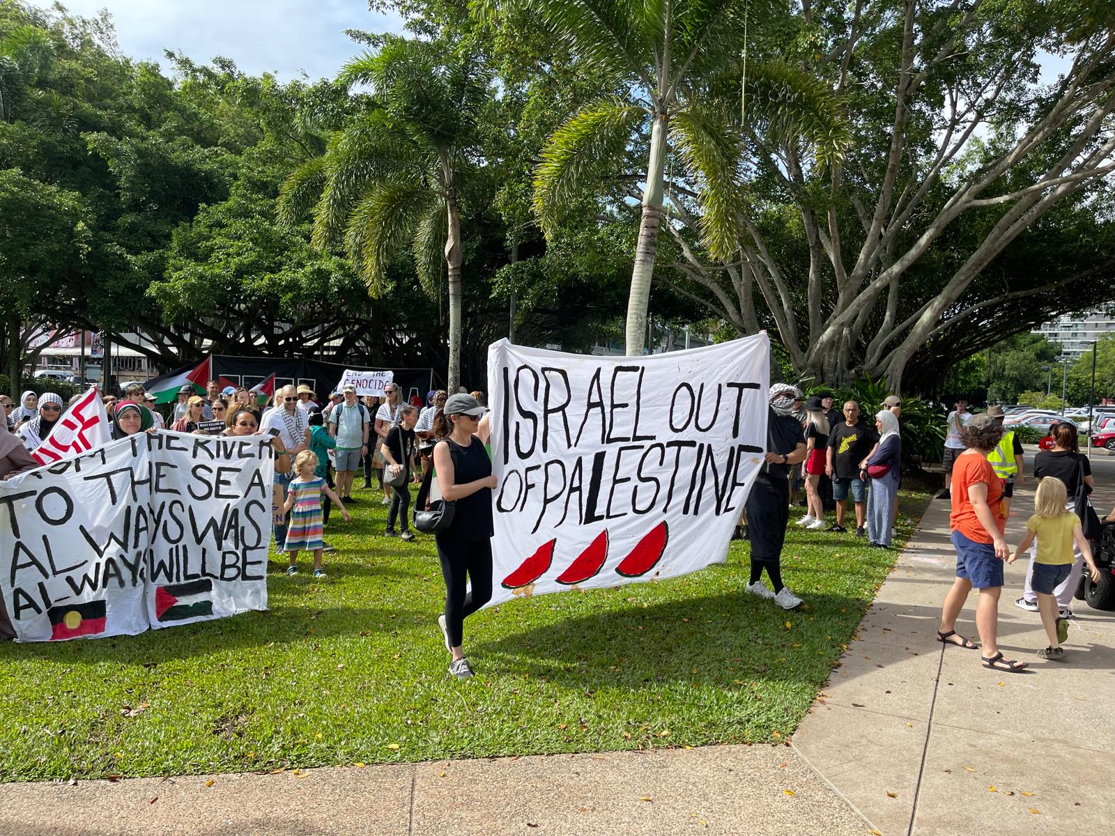 Israel out of Palestine, Gimuy/Cairns, June 1