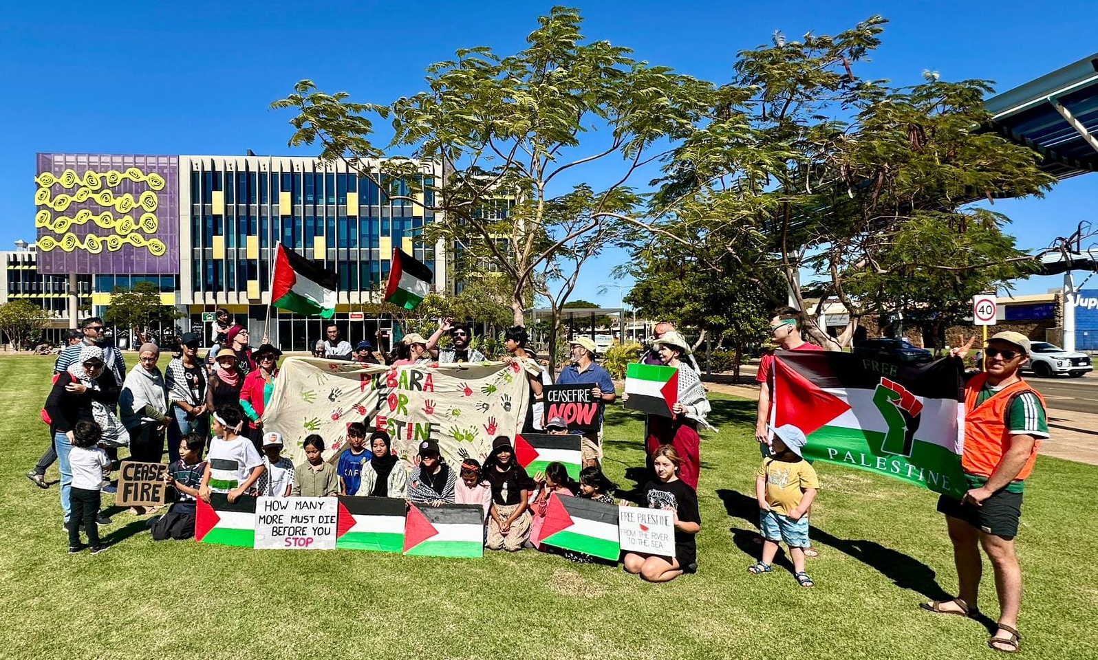 Protest in Ngarluma Country/Karratha, July 20