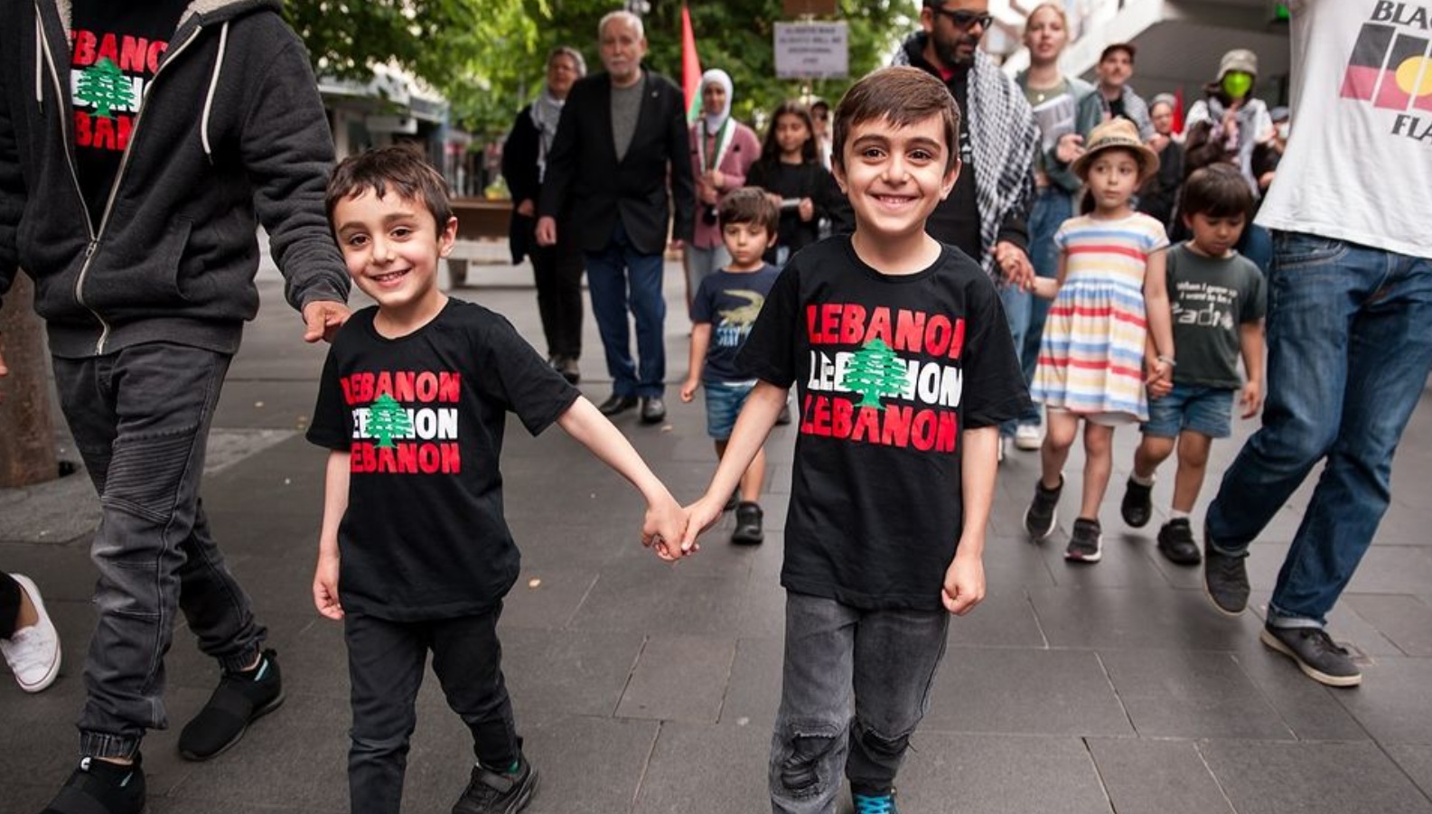 Opposing the war on Lebanon, Tharawal country/Wollongong, November 2