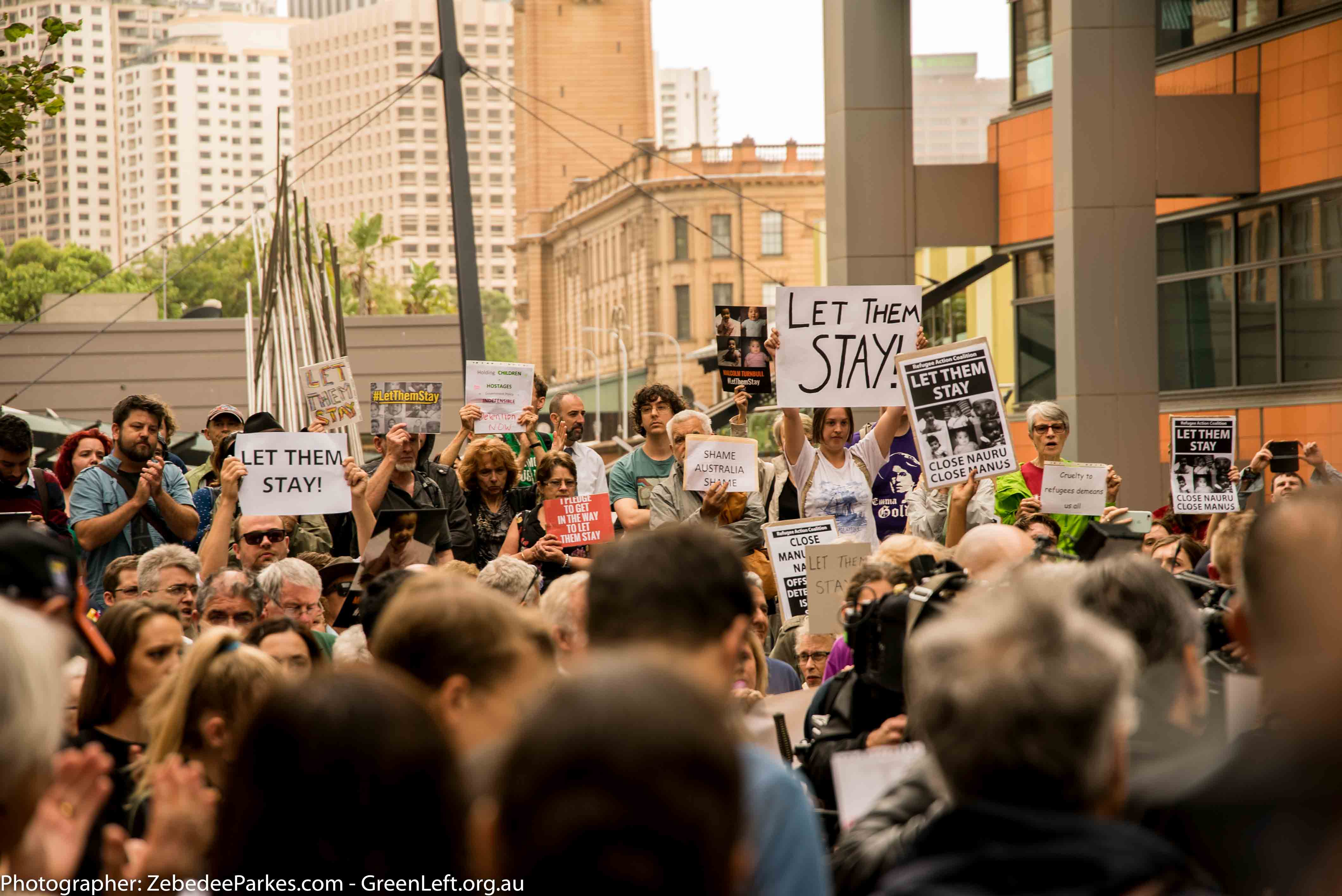 Let Them Stay rally, Sydney.