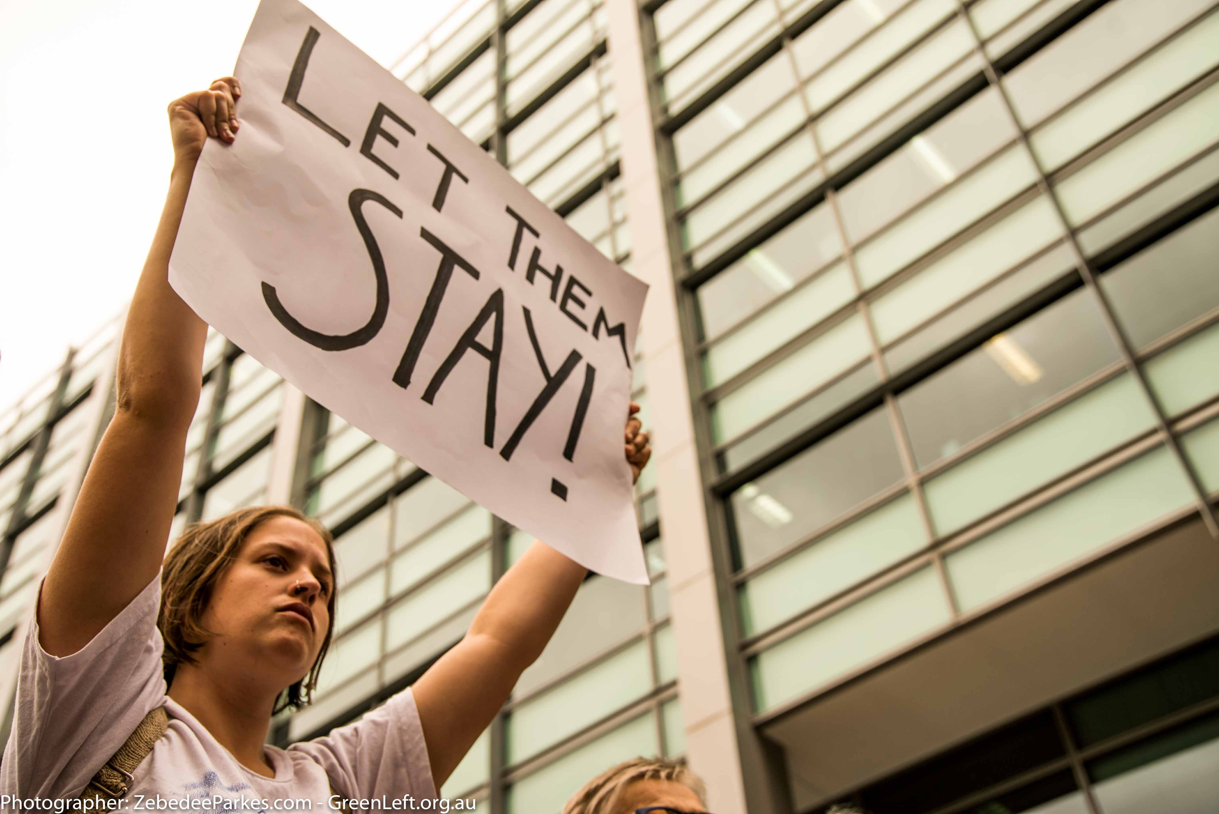 Let Them Stay rally, Sydney.