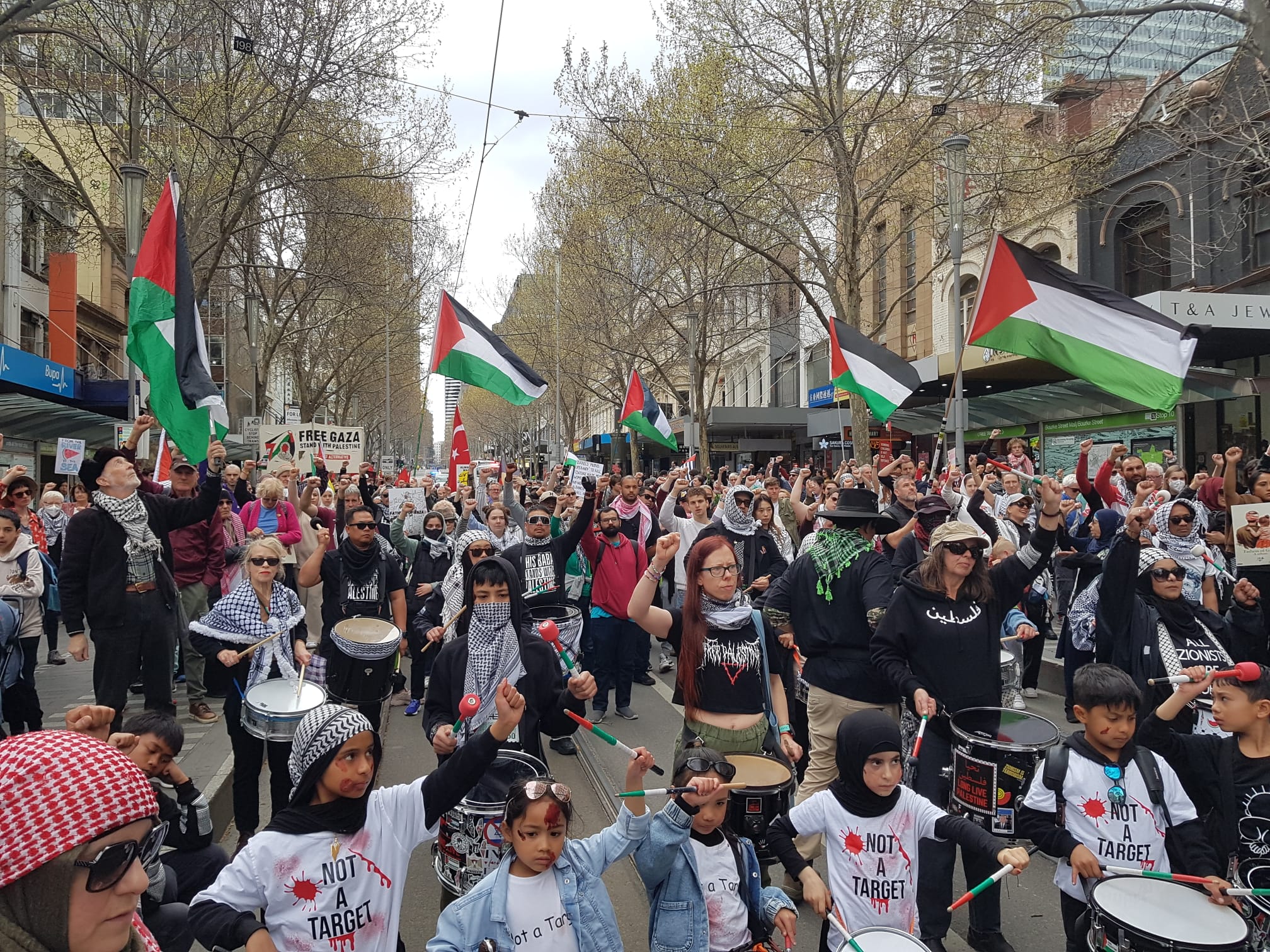 Marching in Naarm/Melbourne, September 1