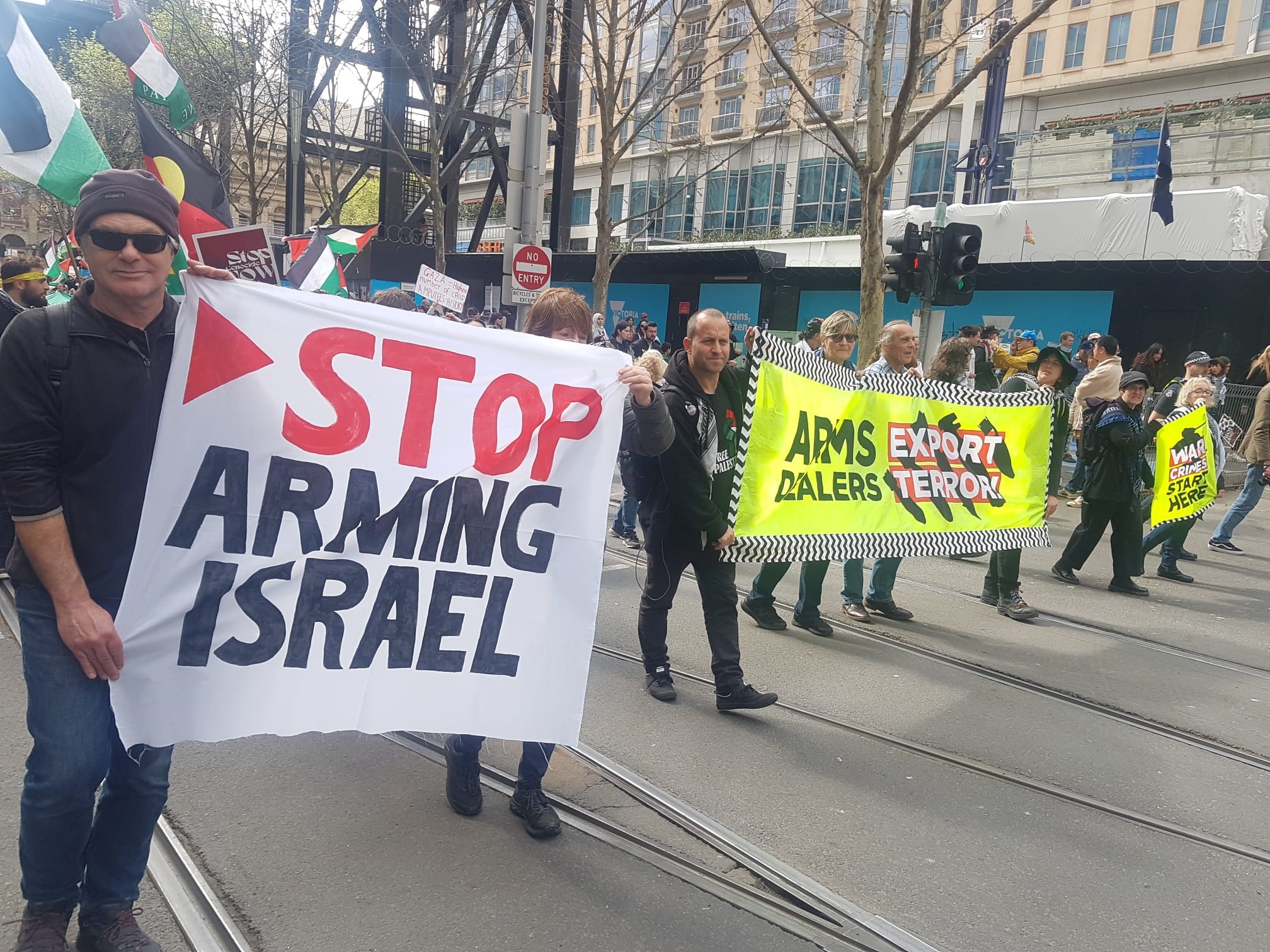 palestine protest in melbourne