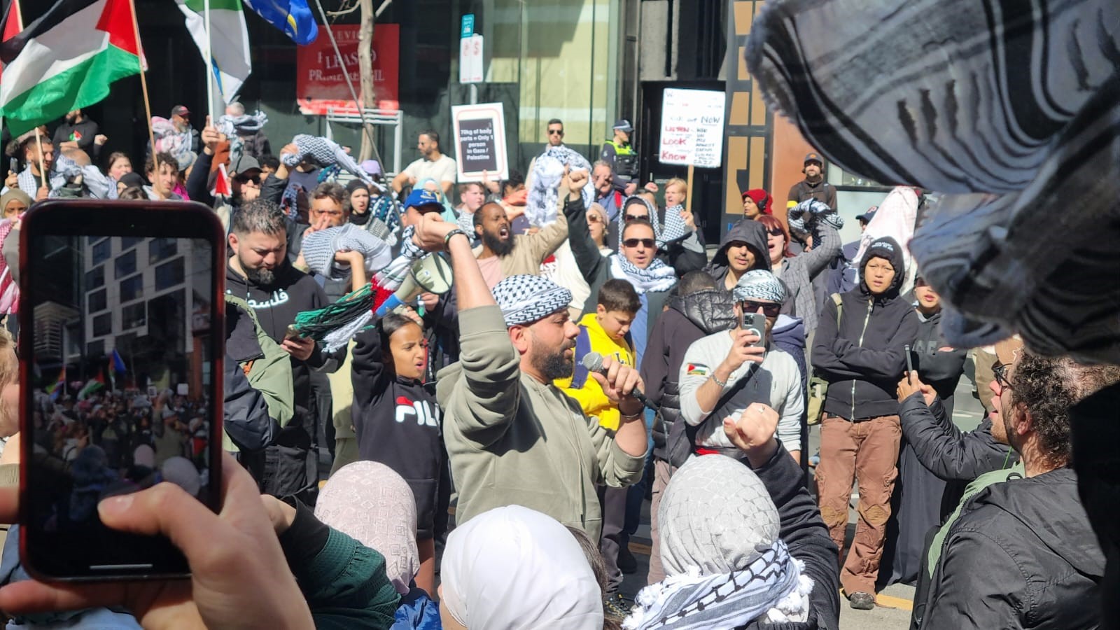 melbourne palestine rally