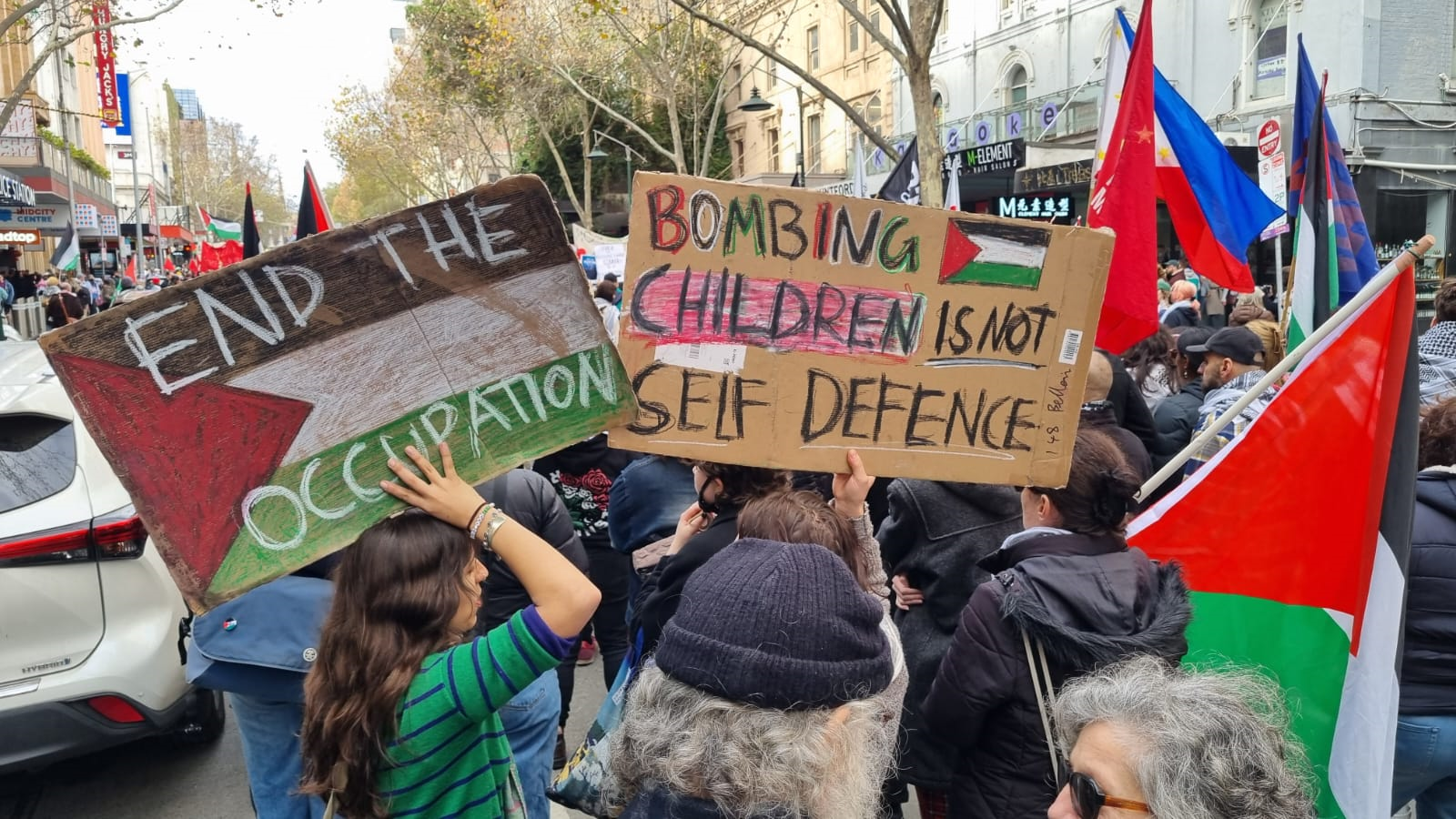 Naarm/Melbourne Palestine rally.