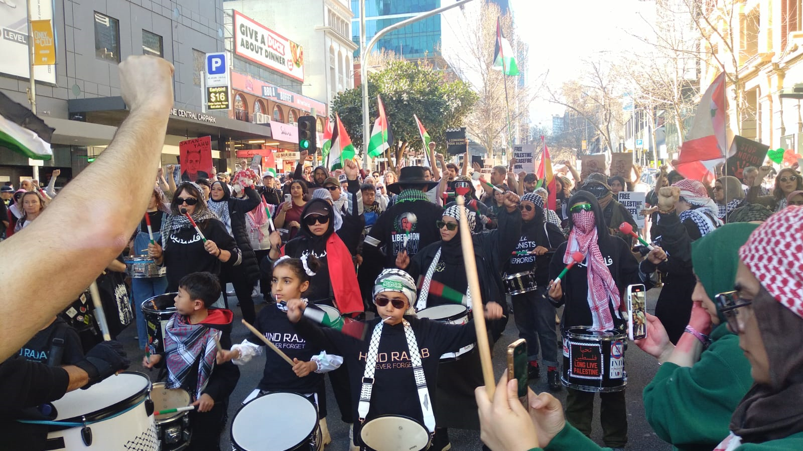 melbourne palestine rally