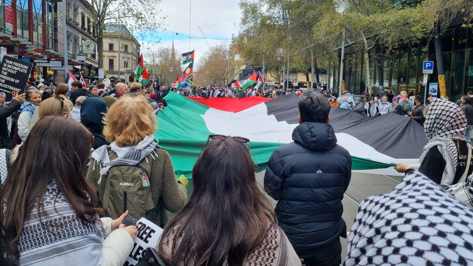 Naarm/Melbourne Palestine rally.