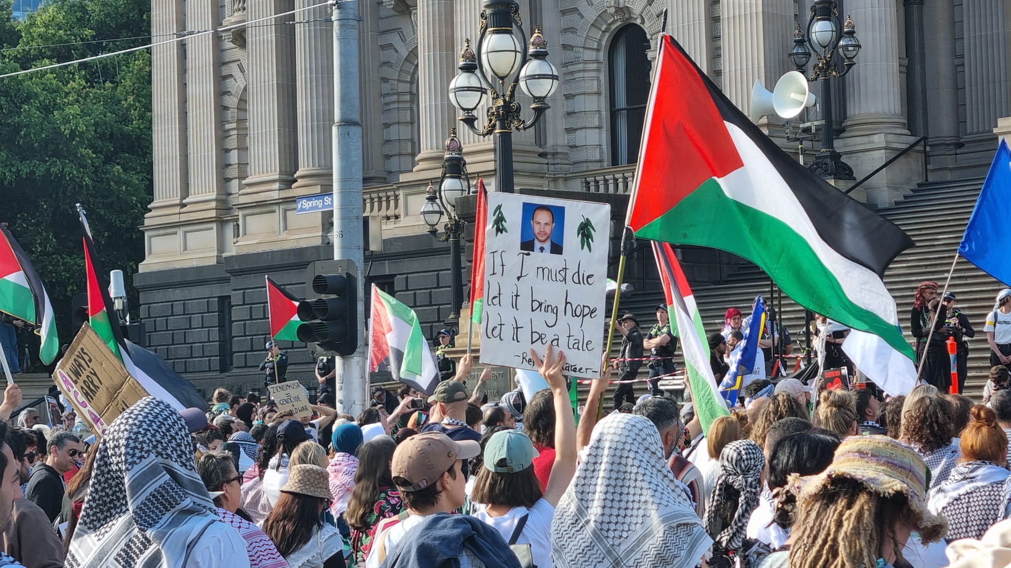 Melbourne palestine rally