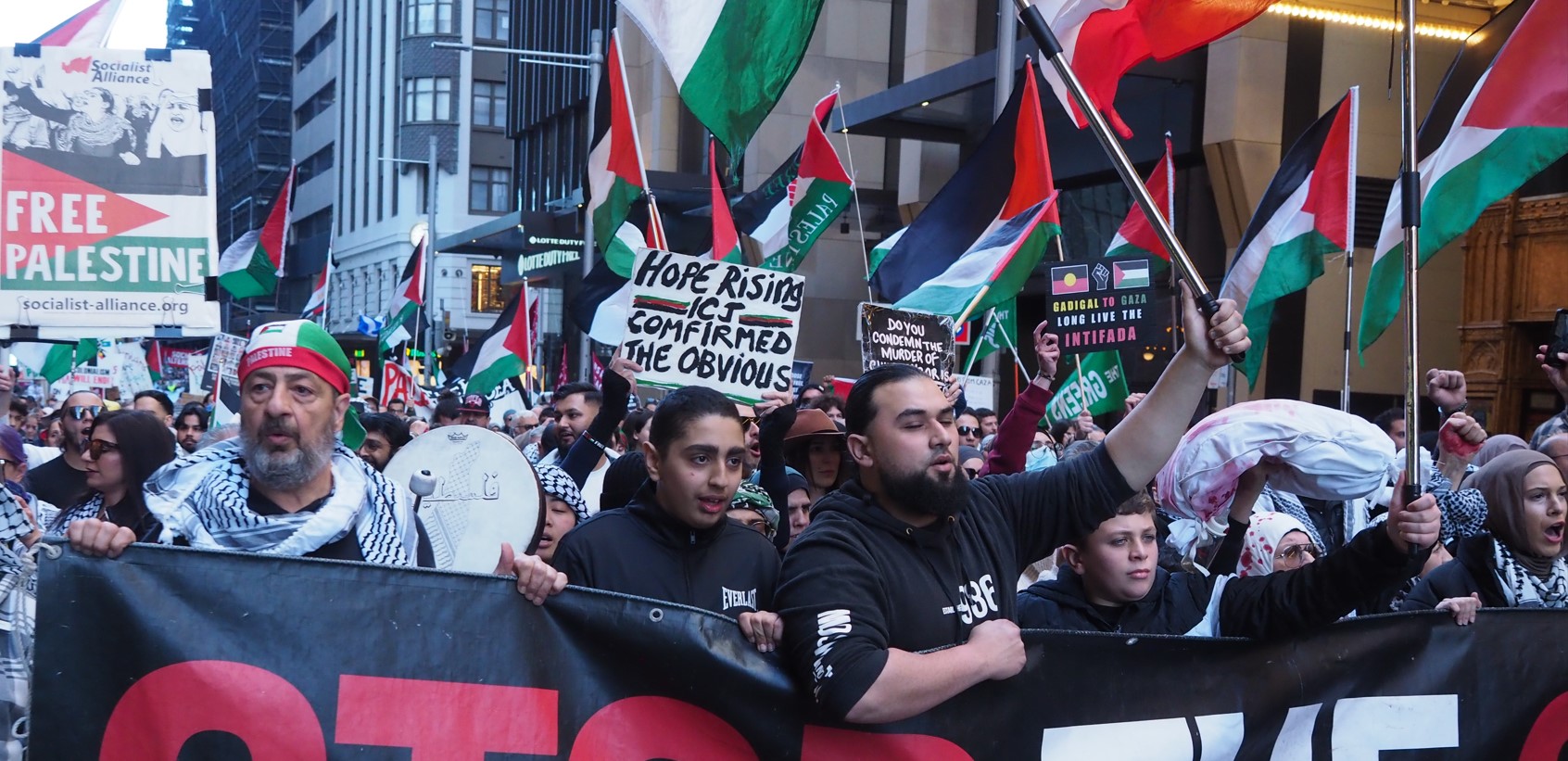 Marching in Gadigal Country/Sydney, July 21