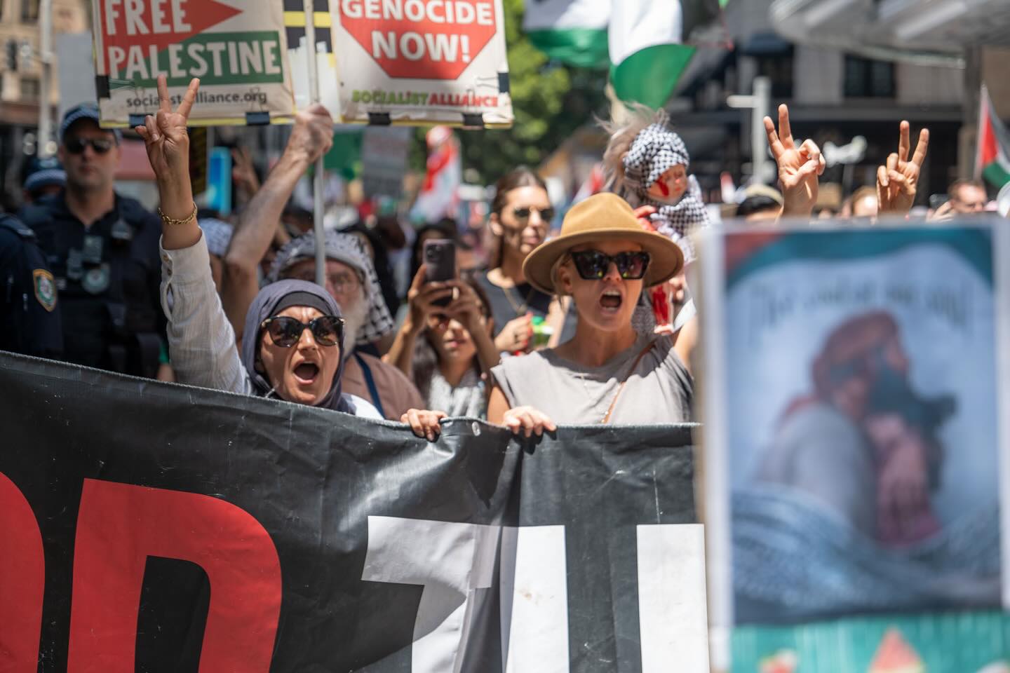 Marching in Gadigal Country/Sydney, December 22