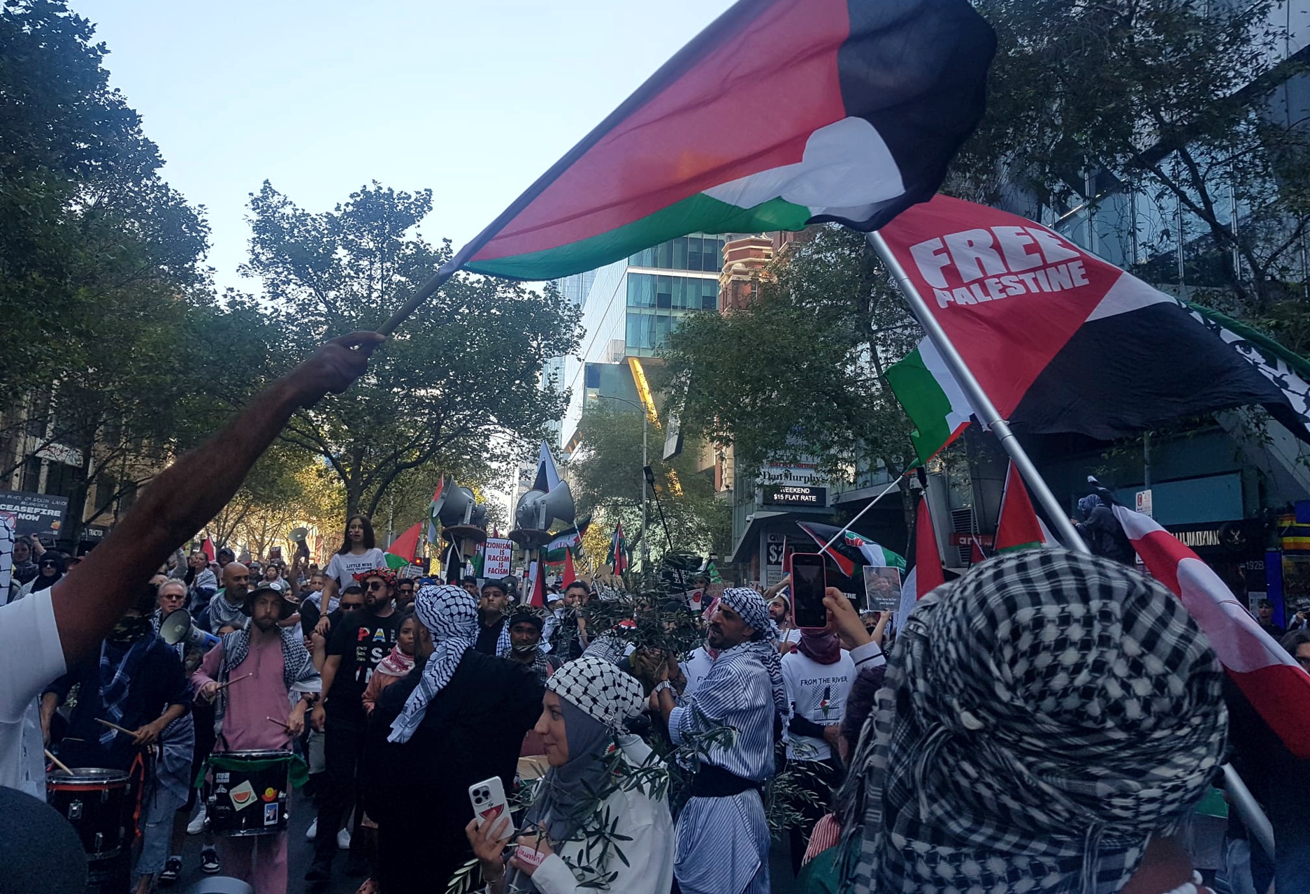 Marching in Naarm/Melbourne