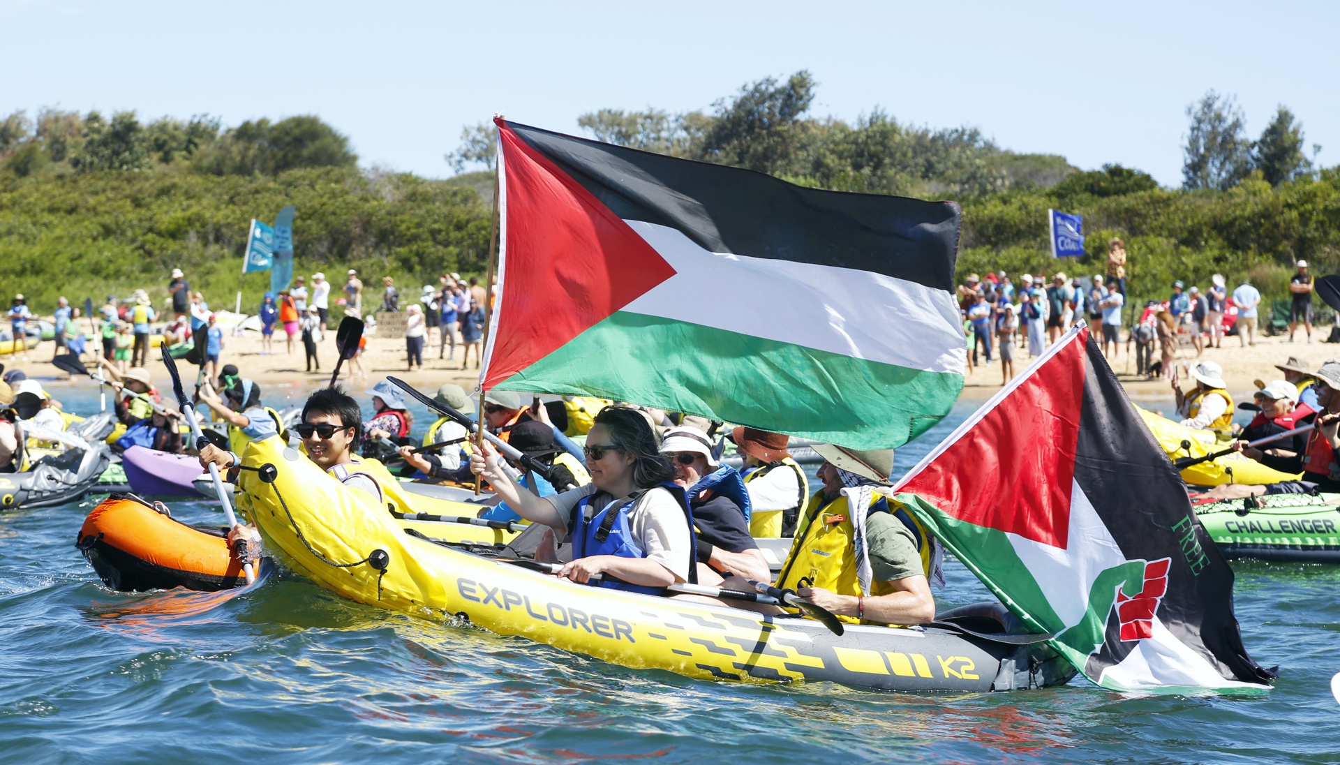 Solidarity with Palestine as part of the flotilla