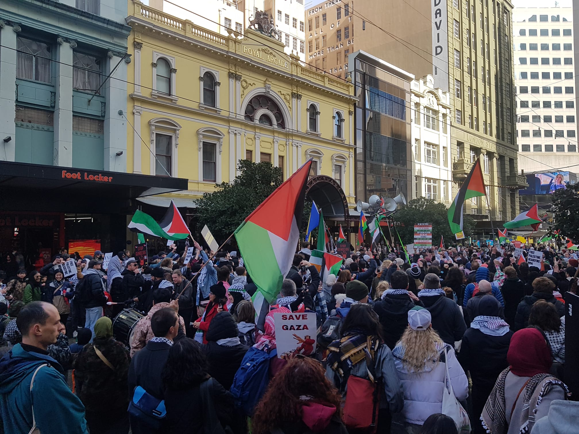 Rally in Naarm/Melbourne, July 28