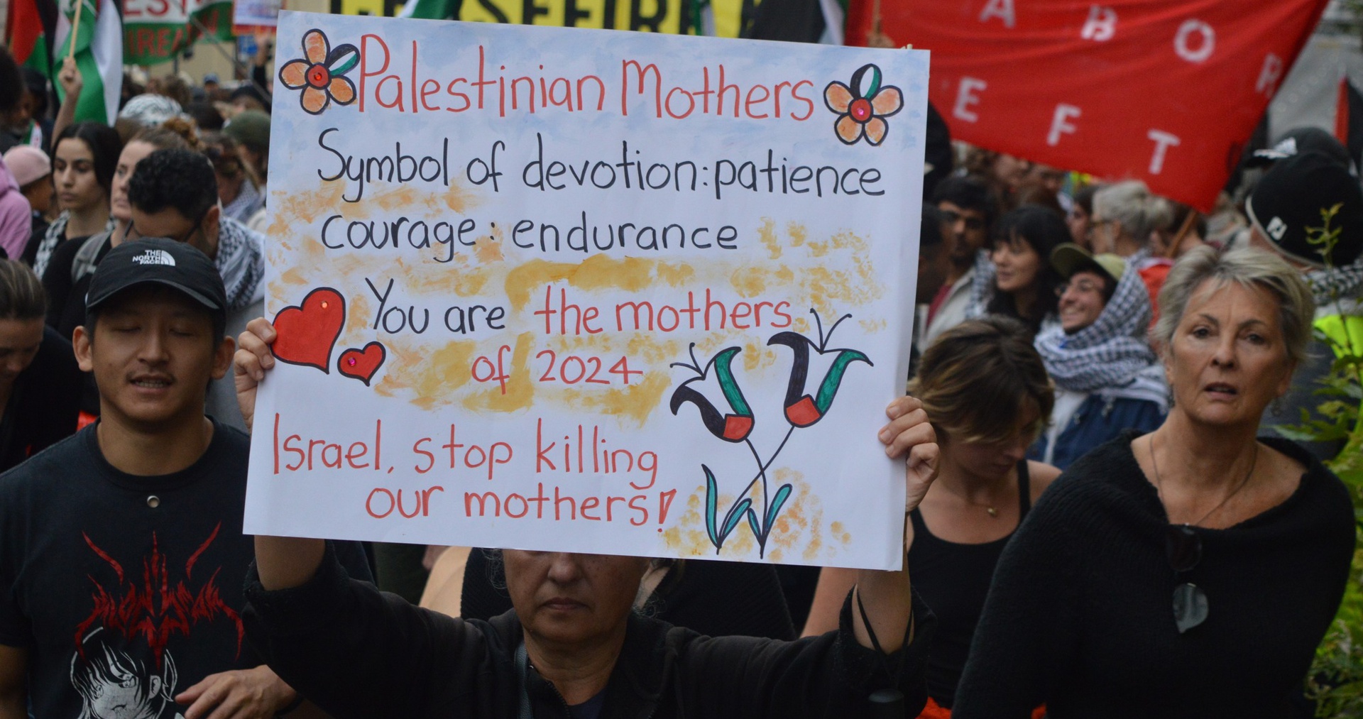 Palestinian mothers, Gadigal/Sydney, May 12