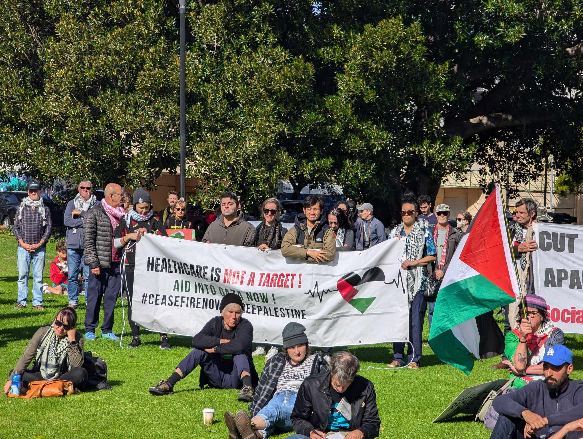 palestine protest in perth